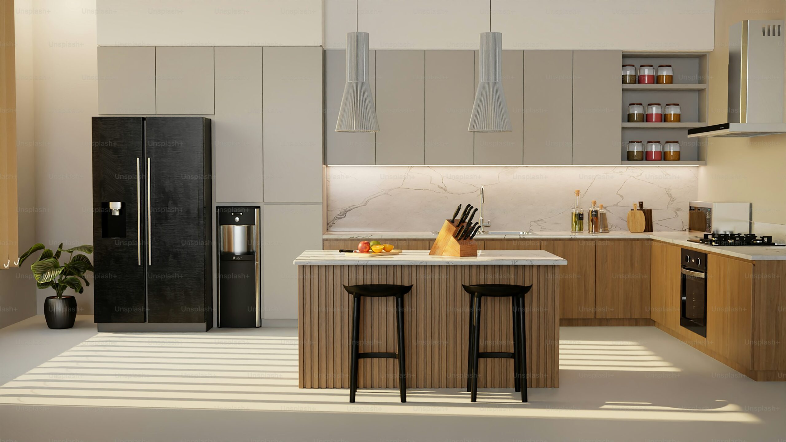 Hot 2025 kitchen trends revealed! Discover stunning smart tech, cozy earthy tones, bold backsplashes & eco-friendly must-haves.”