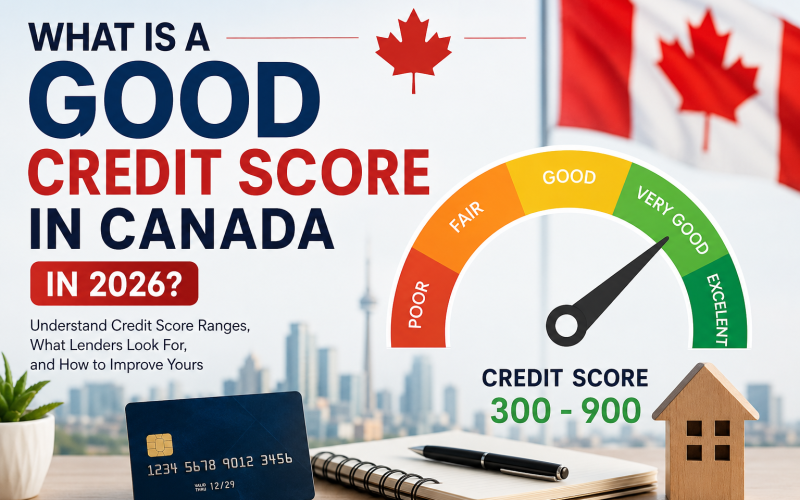 Good credit score in Canada in 2026 with score range from 300 to 900